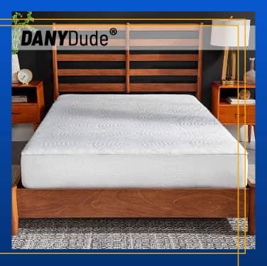 BDEUS Waterproof Mattress Protector Twin XL - Deep Pocket Up To 18", Noiseless Breathable Bed Cover With Straps