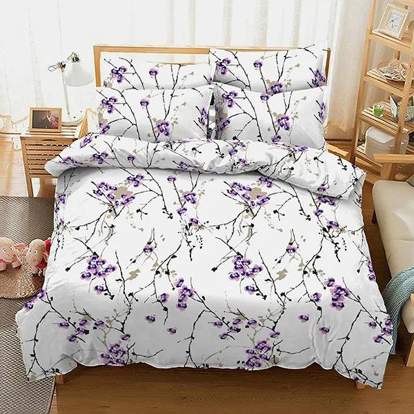 4-Pcs 100% Egyptian Cotton Printed Duvet Cover With Fitted Sheet Set All Sizes - Dany Dude