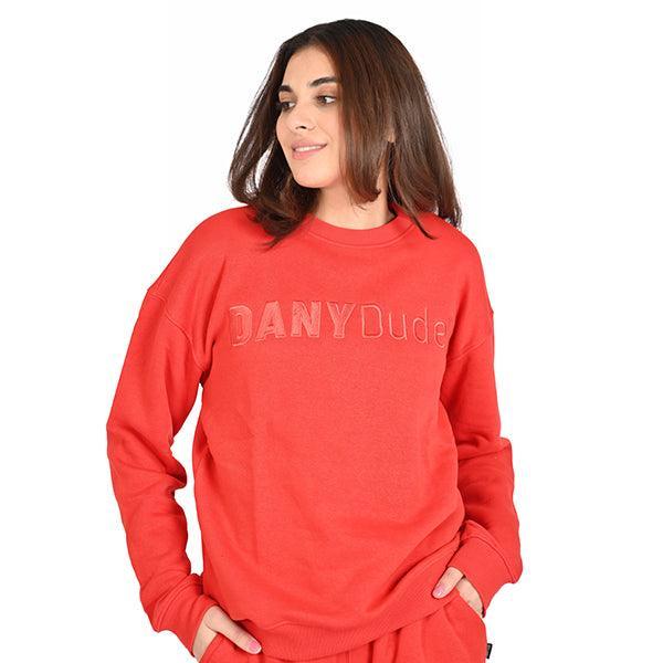 100% Cotton Ladies Embroidered Sweatshirts Womens Sweat Shirt Top Sweatshirt