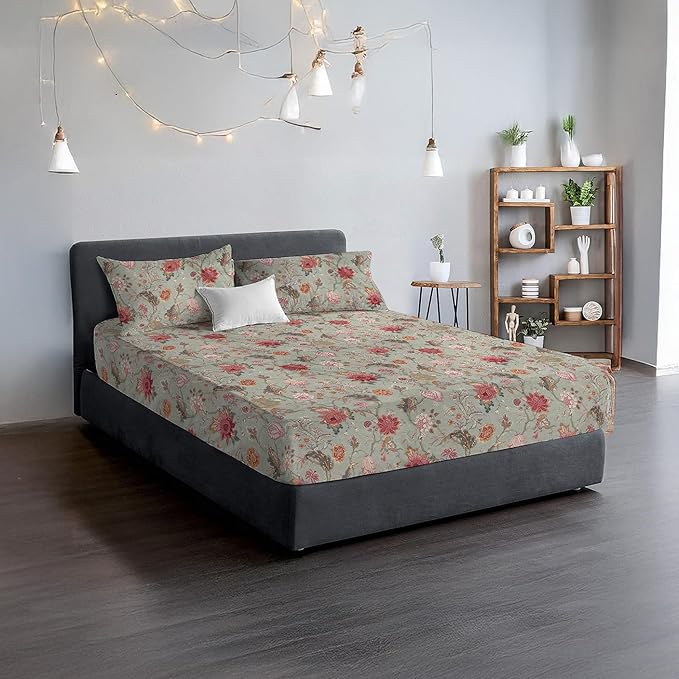 100% Egyptian Cotton 30cm Deep Fitted Sheet All Sizes