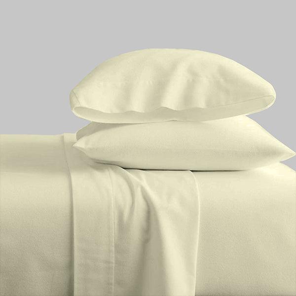 100% Brushed Cotton 30CM Deep Flannelette Fitted Sheet - Dany Dude