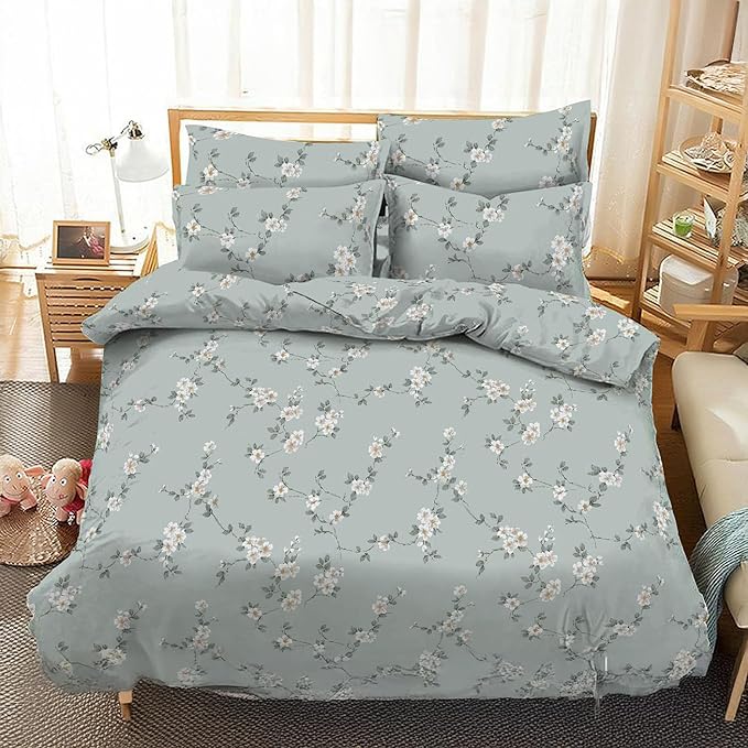 3-Pcs 100% Egyptian Cotton Printed Duvet Cover All Sizes