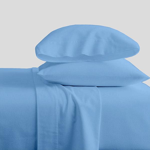 100% Brushed Cotton 30CM Deep Flannelette Fitted Sheet - Dany Dude