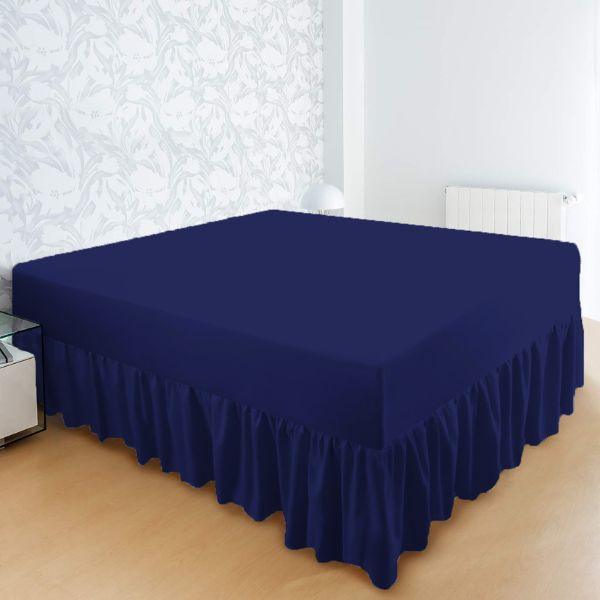 Valance Sheet - Navy Blue