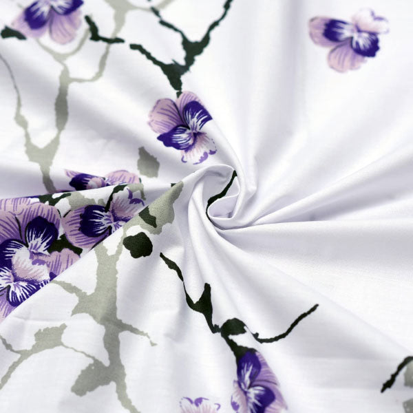 Printed Duvet Cover - Exotic Lilac