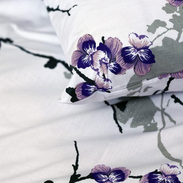 Printed Pillow case - Exotic Lilac