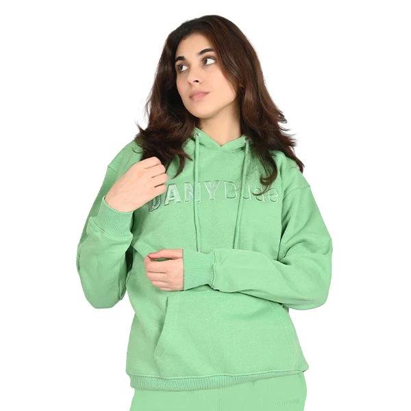 Ladies Embroidered Hoodie Tops Women Long Sleeve Tracksuit