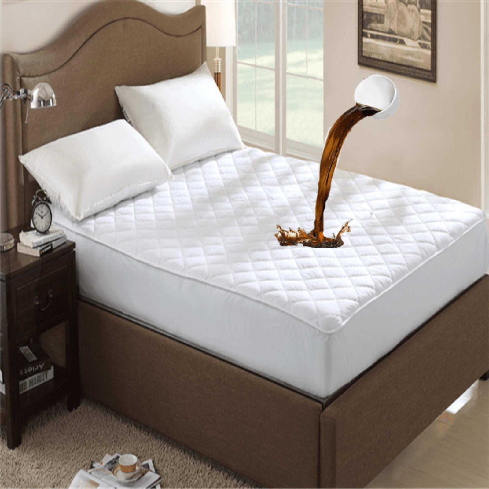 Waterproof Quilted Mattress Bed Protector